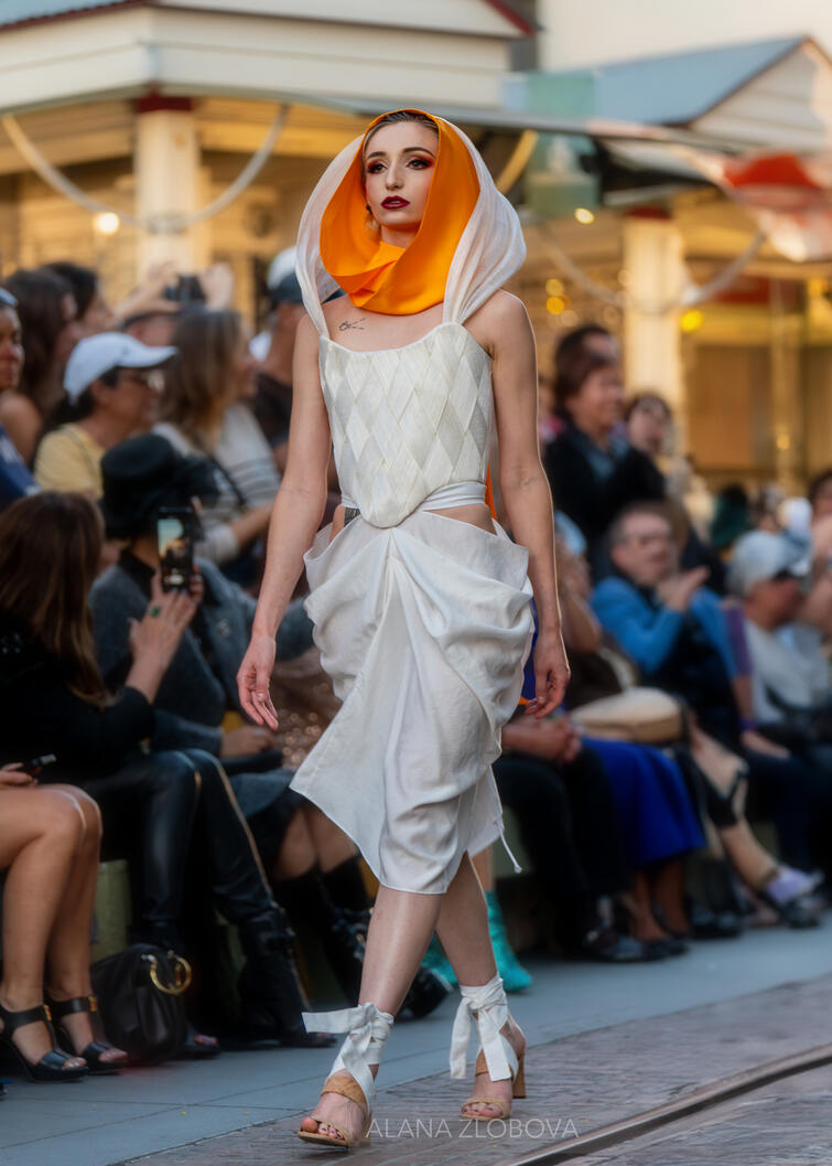 Banana Fibers & Deadstock | Entry for Metropolitan Fashion Week's design competition. Theme: Sustainability in Fashion